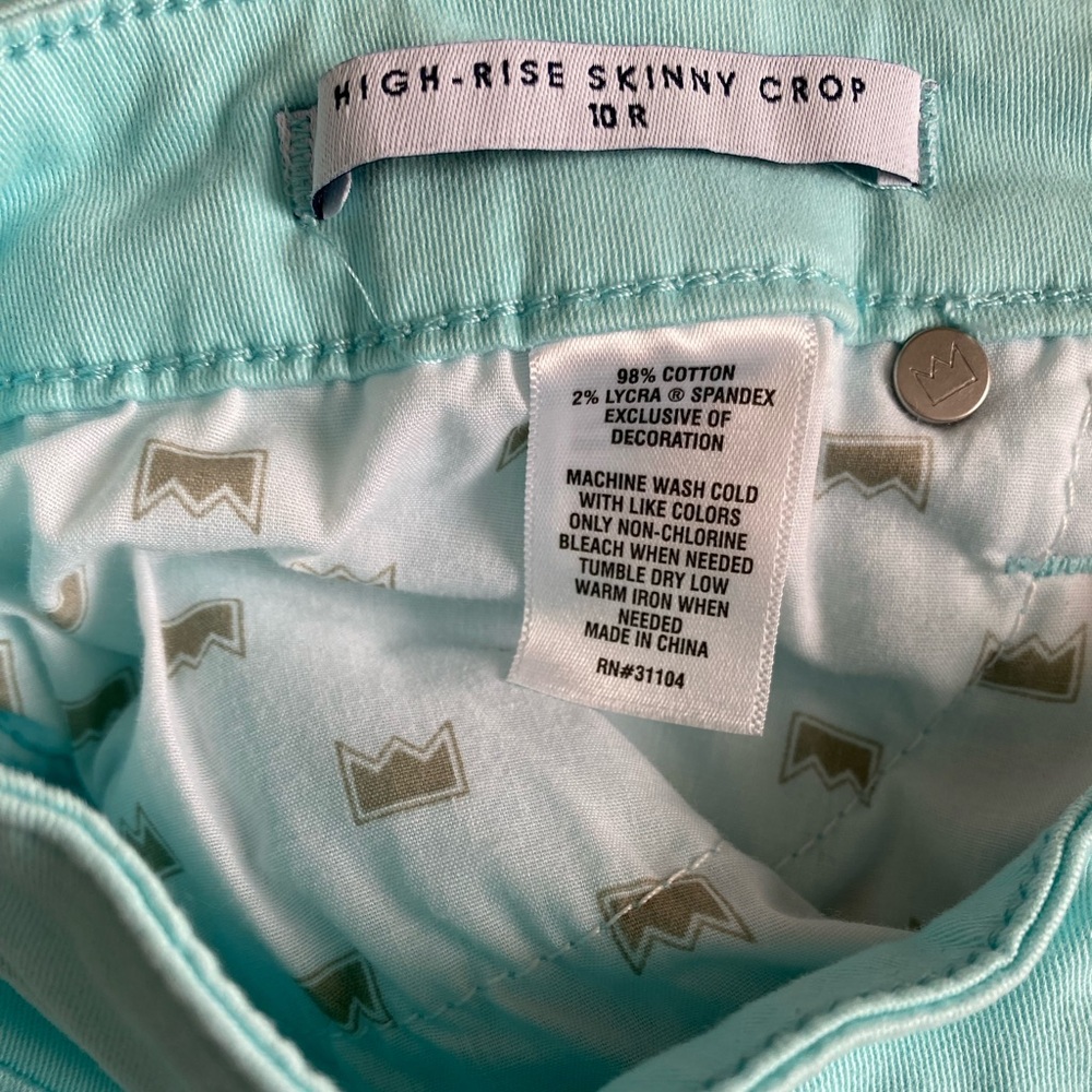 ☀️CROWN & IVY JEANS | HIGH-RISE SKINNY CROP - Picture 2 of 4